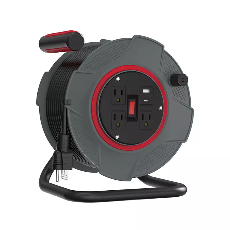 3outlets USB plastový šňůra 80 stop