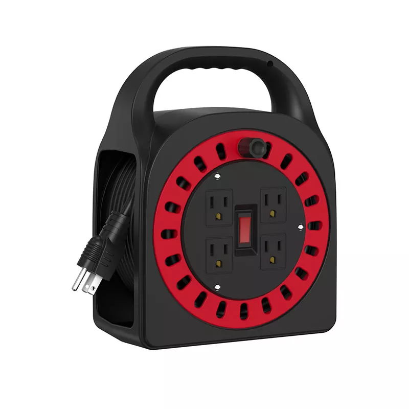 4 vývody plastové šňůry naviják 50 stop 4 vývody plastové šňůry naviják 50 stop