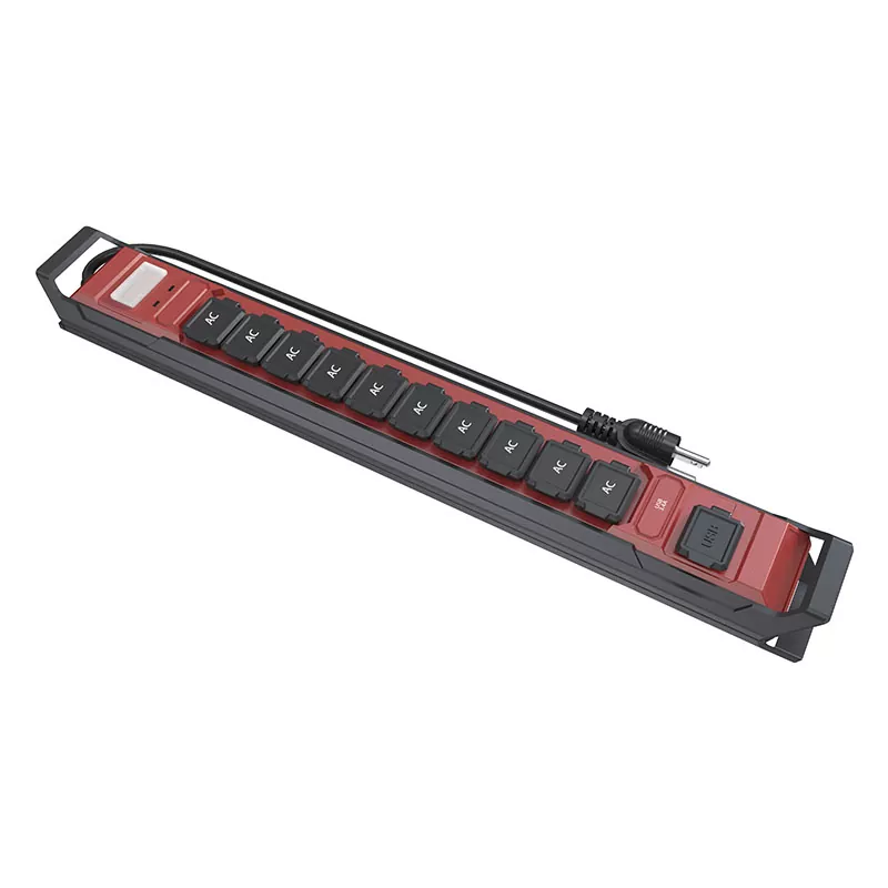 10 Outlets Waterproof Usb 3.4a Power Strip
